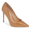 Steve Madden Vala Pointy Toe Pump In Camel Patent