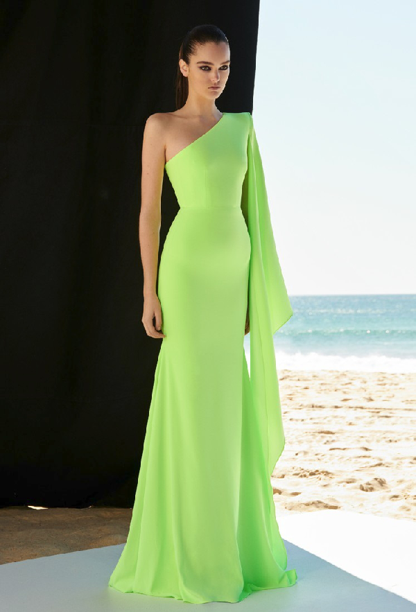 alex perry one shoulder dress