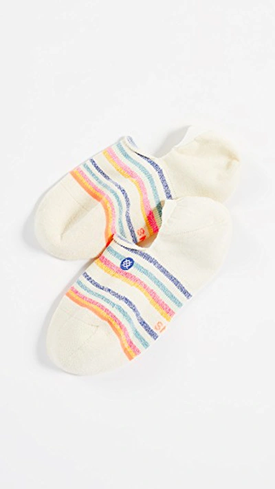 Stance Candy Stripe Socks In Off White
