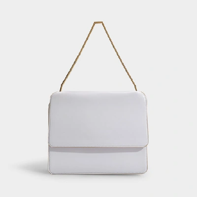 Marni | Handbag In Brown Calfskin In White