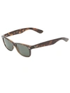 Ray Ban New Wayfarer Rectangle-frame Sunglasses In Braun