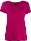 Theory Scoop Neck T-shirt - Pink