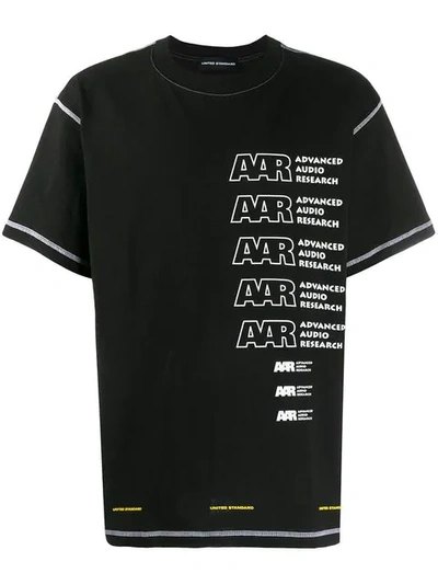 United Standard Aar Print T-shirt In Black