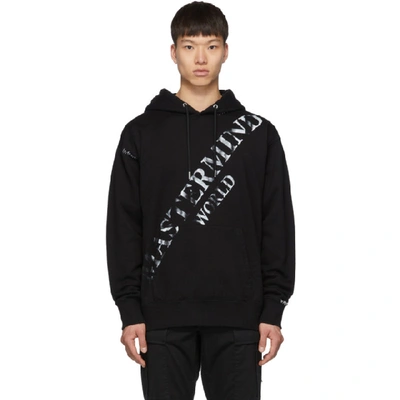 Mastermind Japan Mastermind World Black Faded Logo Hoodie