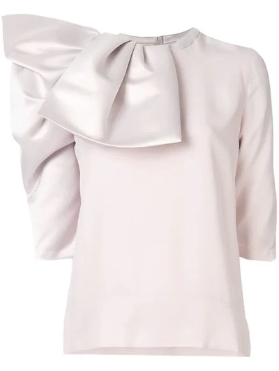 Dice Kayek Folded Blouse In Pink