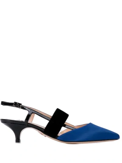 Andrea Gomez Greta Mules In Navy