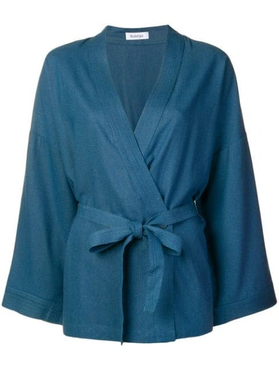 Rodebjer Cherry Kimono Jacket In Blue