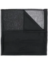 Altea Sheer Scarf In Black