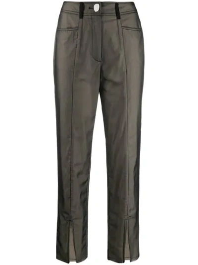Rejina Pyo Slim Pocket Detail Trousers In Black