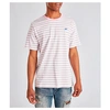 Nike Men's Sportswear Stripe Futura T-shirt In Pink Size 2x-large 100% Cotton