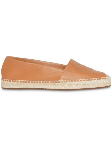 burberry leather espadrille