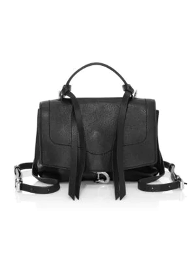 Rebecca Minkoff Women's Medium Stella Convertible Leather Satchel In Black