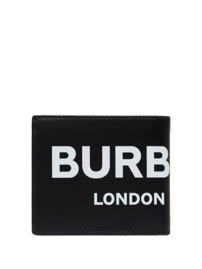 Burberry Black Logo International Bifold Wallet