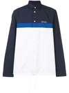 Kenzo Colour Block Shirt In Blue