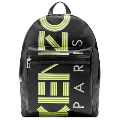 Kenzo Paris Reflective Sport Backpack In Black