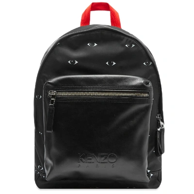 Kenzo Eye Print Backpack In Black
