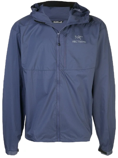 Arc'teryx Squamish Windbreaker Jacket In Blue