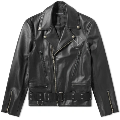 Undercover New Warriors Leather Jacket In Black