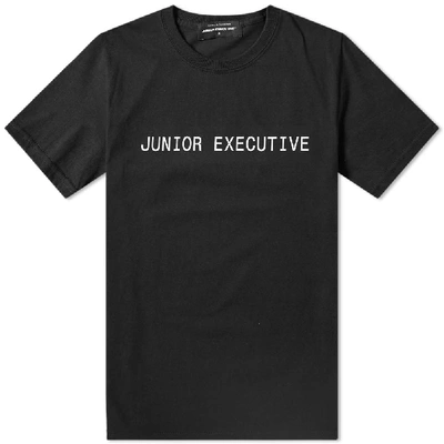 Junior Executive Logo Tee In Black