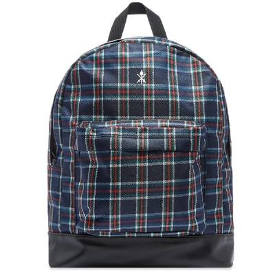 Opening Ceremony Plaid Backpack In Blue