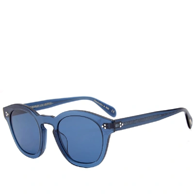 Oliver Peoples Boudreau L.a. Sunglasses In Blue