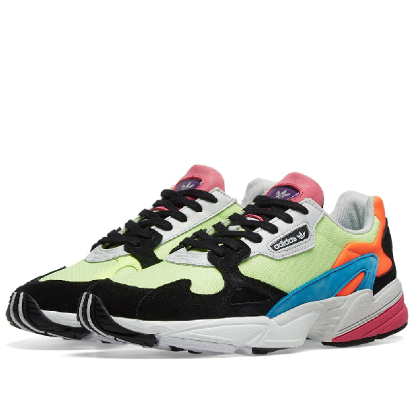 adidas falcon lime green