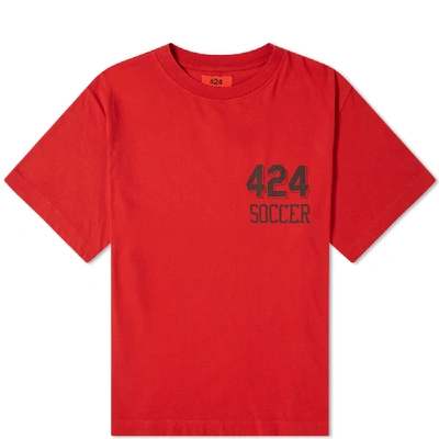 424 Soccer Tee In Red