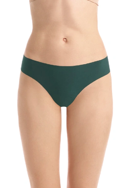 Commando 'butter' Stretch Modal Thong In Forest