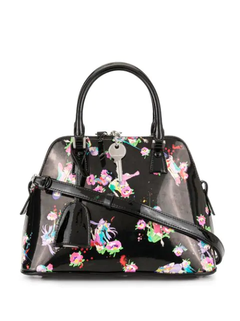 Maison Margiela Mini 5ac Anime Convertible Bag In Black Modesens
