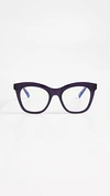 The Book Club Blue Light Harlot's Bed Reading Glasses In Purple