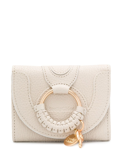 See By Chloé Hana Trifold Wallet In Beige