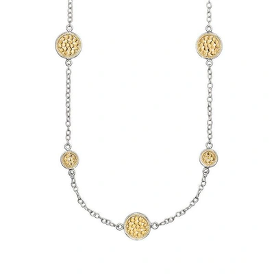 Anna Beck Classic Collar Station Necklace In Gold