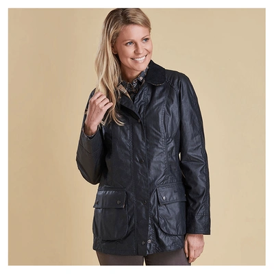 Barbour Ladies Beadnell Wax Jacket - Atterley In Blue | ModeSens