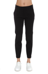 Pinko Skinny Fit Cropped Trousers In Black