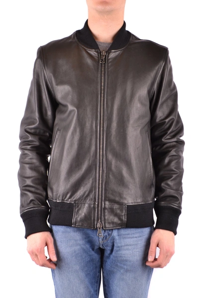 Orciani Men's Black Other Materials Outerwear Jacket