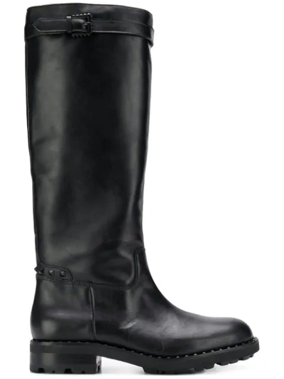 Ash Wampas Black Gun Studs Boots