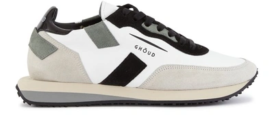 Ghoud White Leather Sneakers In Wht/blk