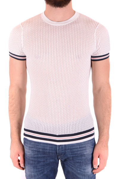 Daniele Alessandrini Men's White Other Materials T-shirt