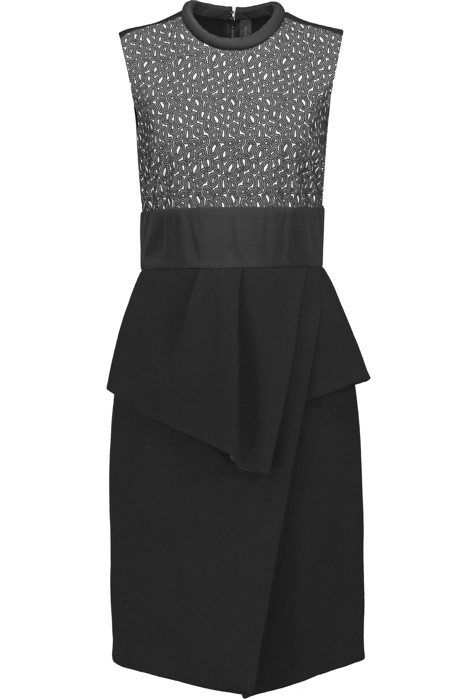 Proenza Schouler Peplum Wool-crepe Mini Dress | ModeSens