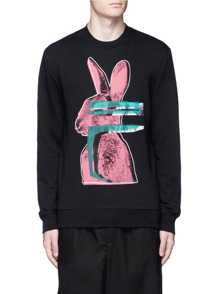 alexander mcqueen rabbit sweatshirt