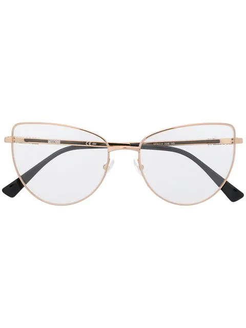 moschino cat eye glasses