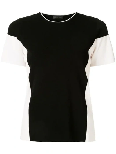 Anteprima Colour Block T-shirt - Black