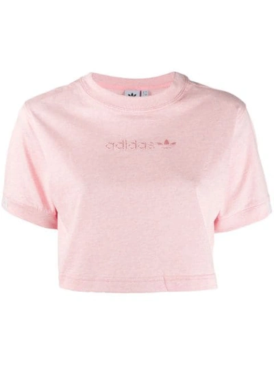 Adidas Originals Adidas Cropped T-shirt - Pink