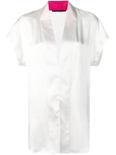 Haider Ackermann V-neck Blouse In White