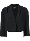 Cushnie Cape Style Jacket In Black