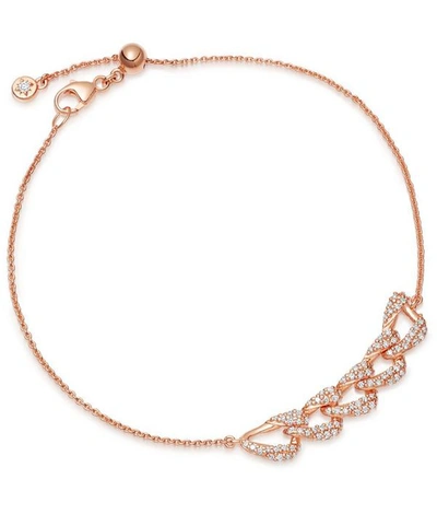 Astley Clarke Rose Gold Mini Vela Diamond Bracelet