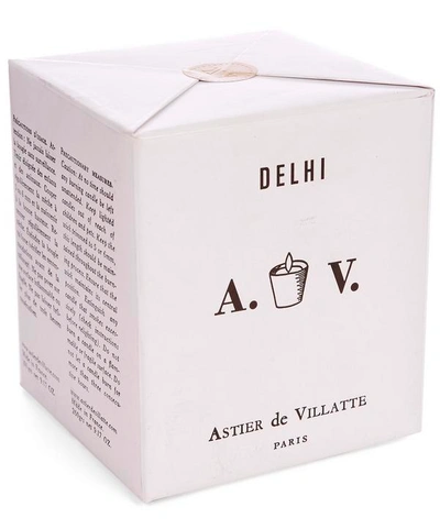 Astier De Villatte Delhi Glass Scented Candle 260g In Clear