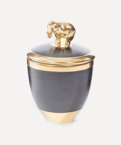 L'objet Elephant Noir Candle In Brown