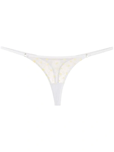 Myla Mayflower Road Collection Thong In White