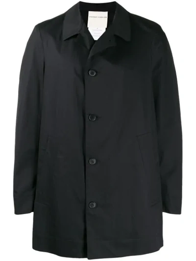 Stephan Schneider Mid-length Trench Coat In Black